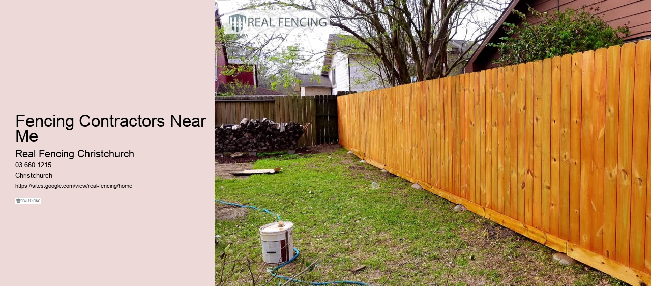 fencing contractors near me