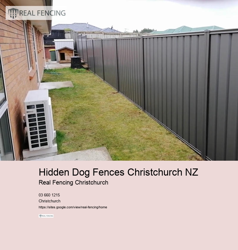Hidden Dog Fences Christchurch NZ