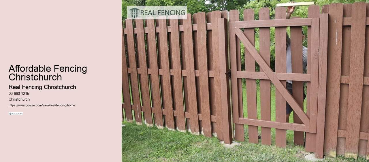 metal fencing christchurch