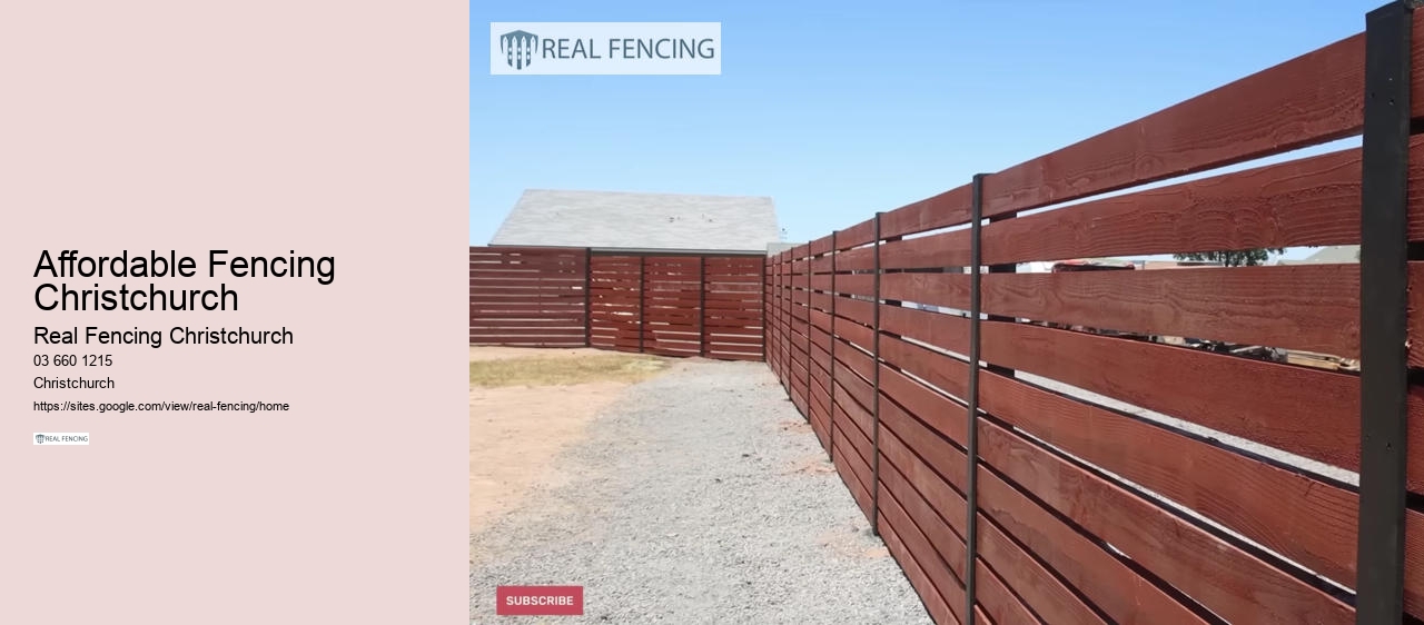 Affordable Fencing Christchurch