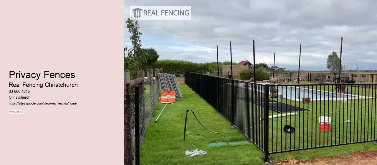fence christchurch nz
