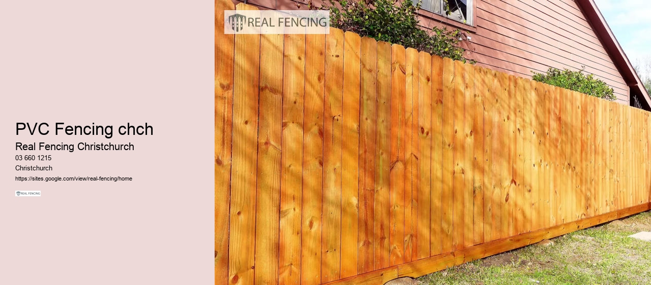 PVC Fencing chch