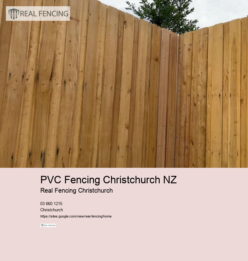 PVC Fencing Christchurch NZ