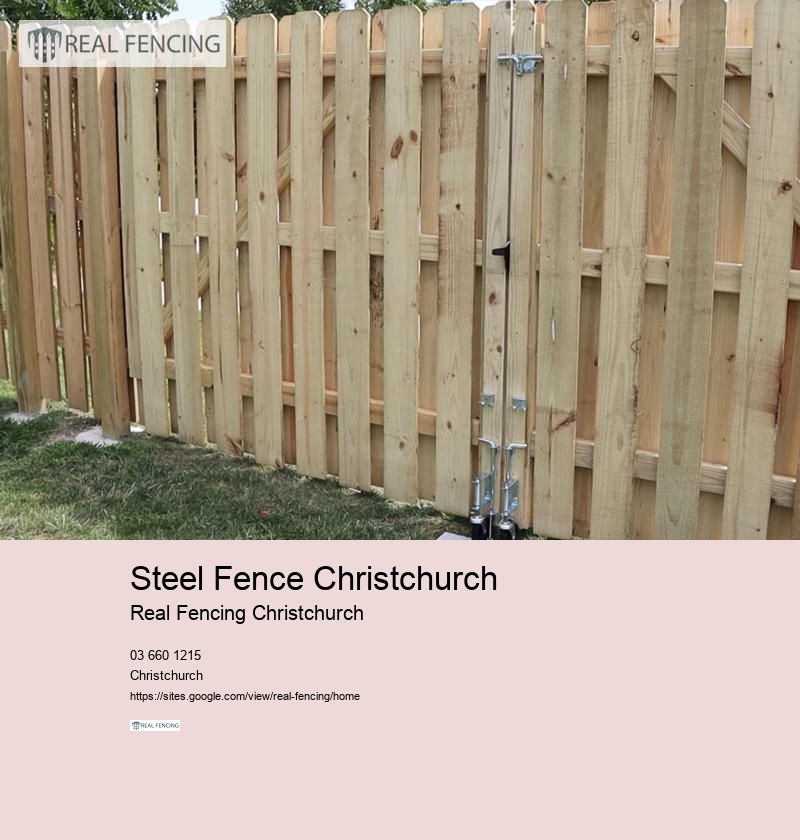 Steel Fence Christchurch