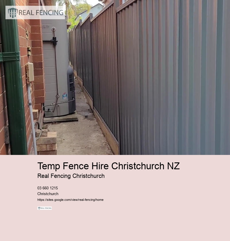 Temp Fence Hire Christchurch NZ