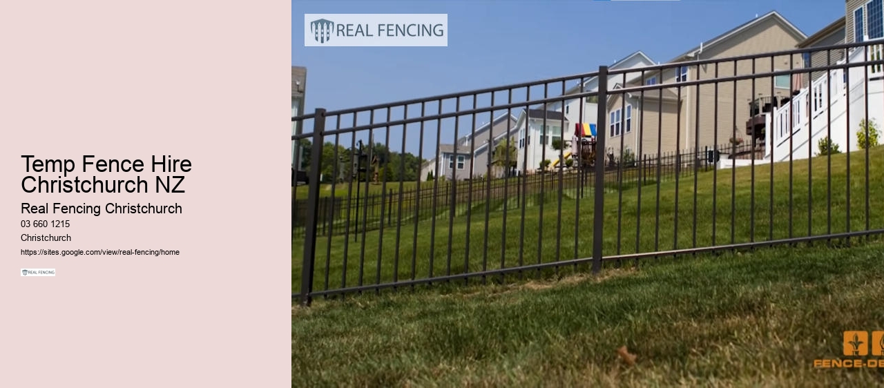 fencing chch