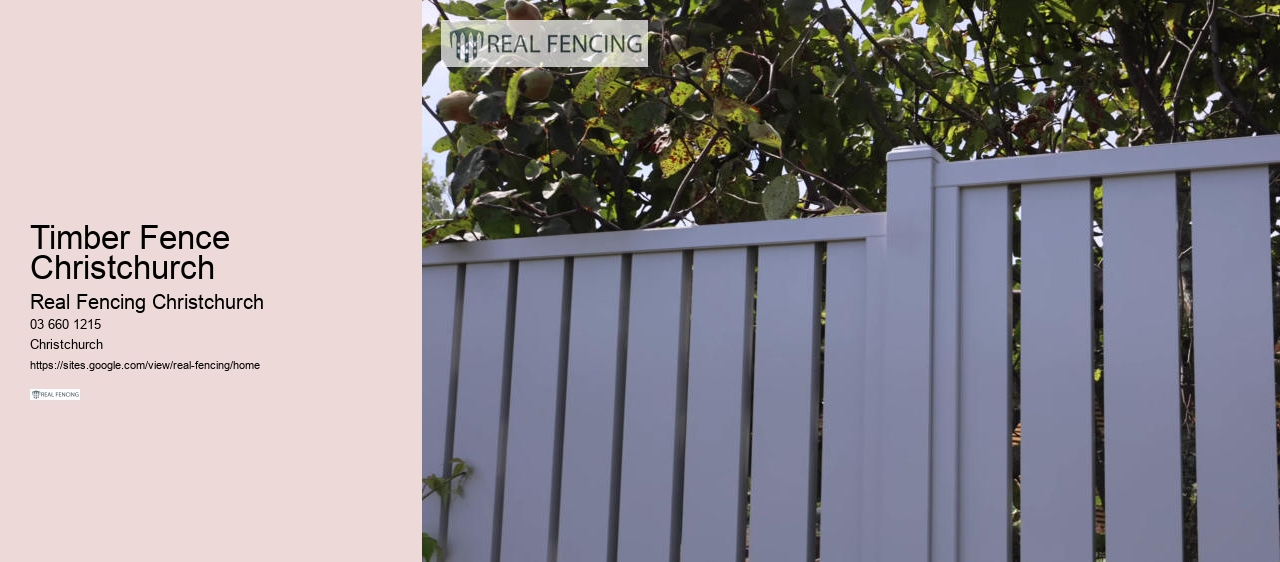 timber fences nz