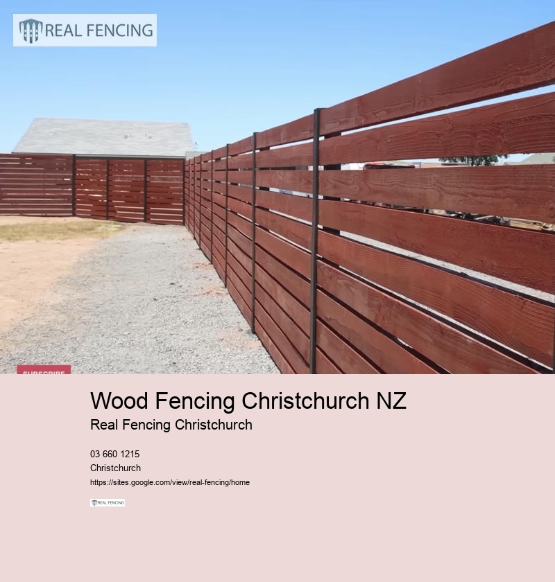 Wood Fencing Christchurch NZ