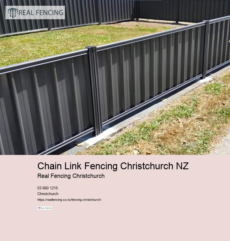 metal fencing chch
