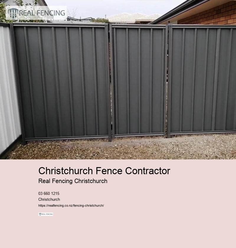 fencing contractors chch