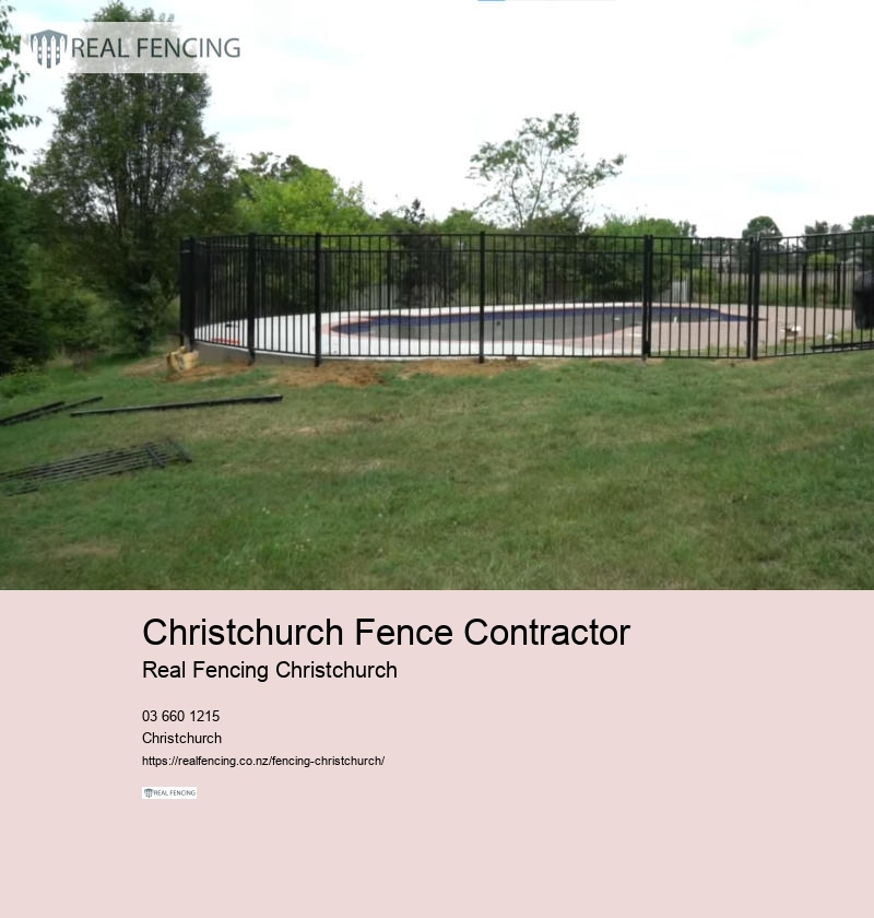residential fencing christchurch