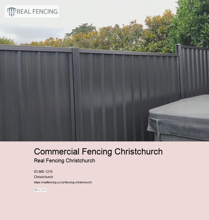 outdoor pool fence christchurch