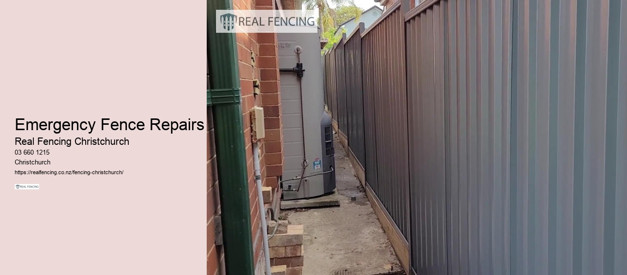 Emergency Fence Repairs