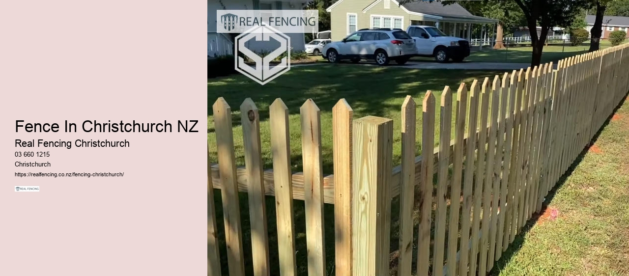 Fence In Christchurch NZ