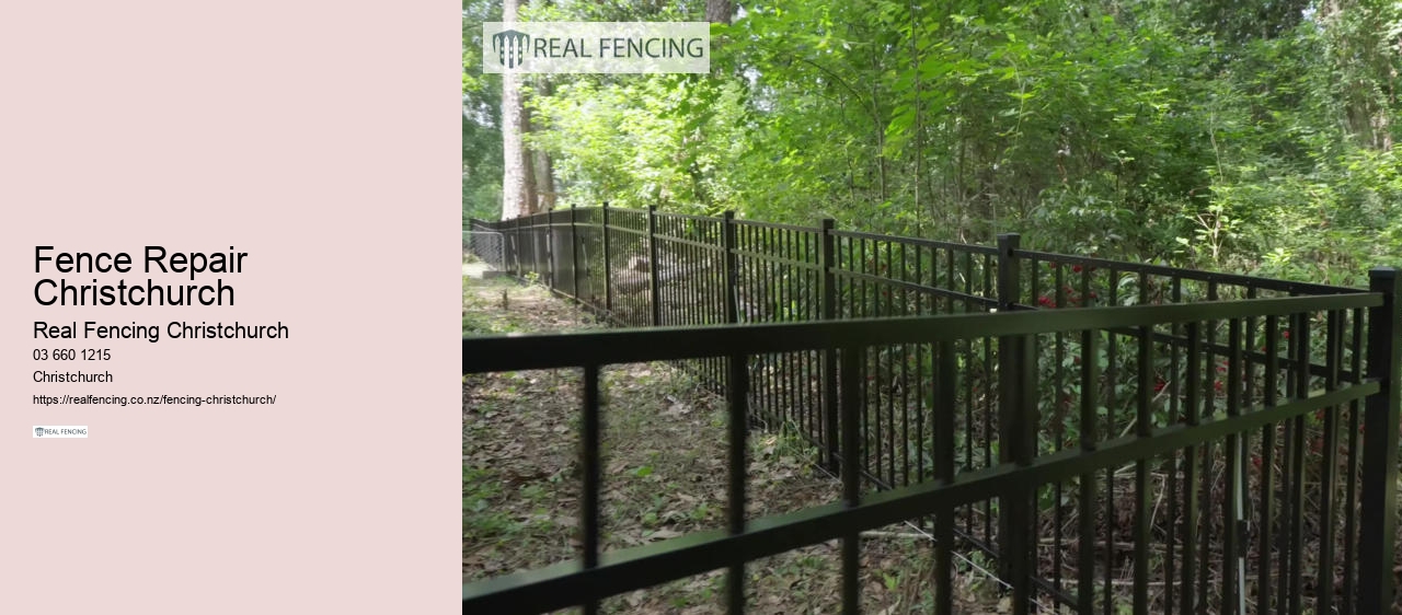 Fence Repair Christchurch