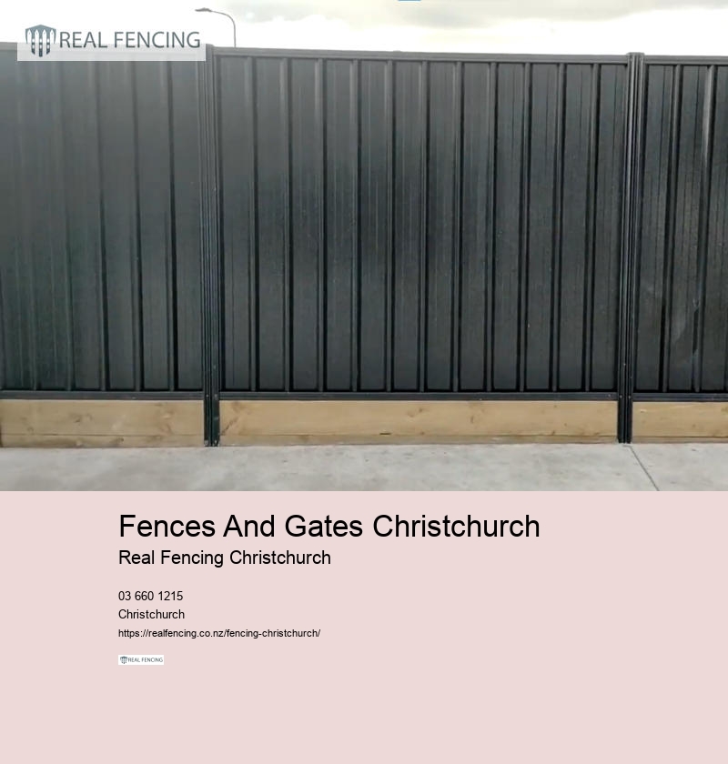 fence in christchurch nz
