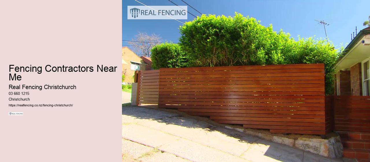 Fencing Contractors Near Me