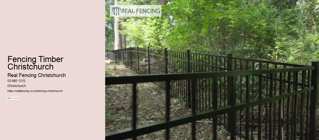 metal fencing christchurch