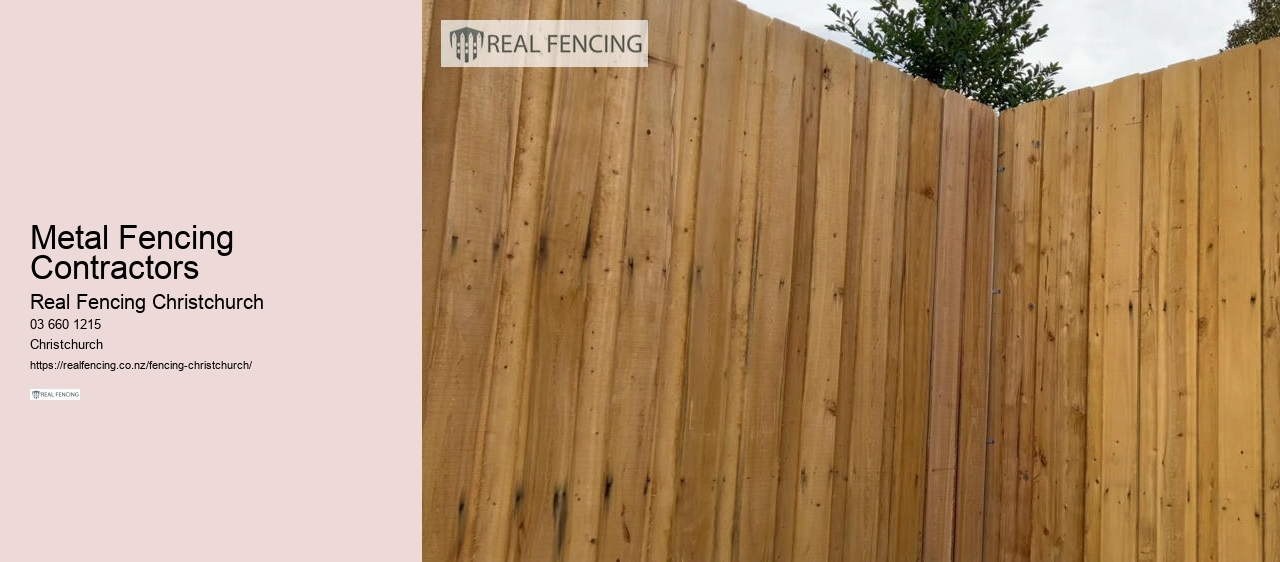 metal fencing christchurch