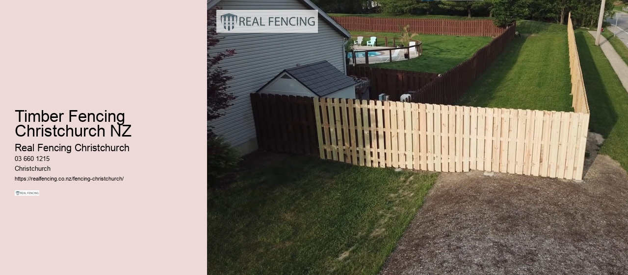residential fencing christchurch