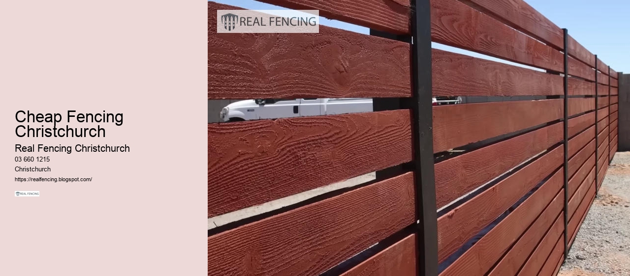 christchurch timber fencing