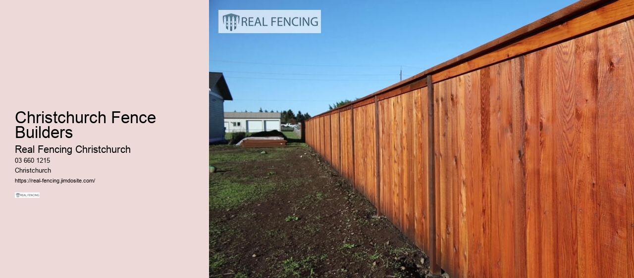 Christchurch Fence Builders