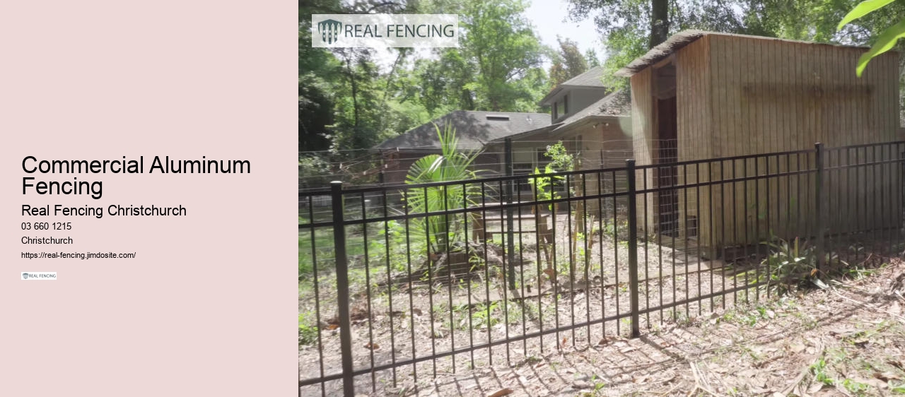 Commercial Aluminum Fencing