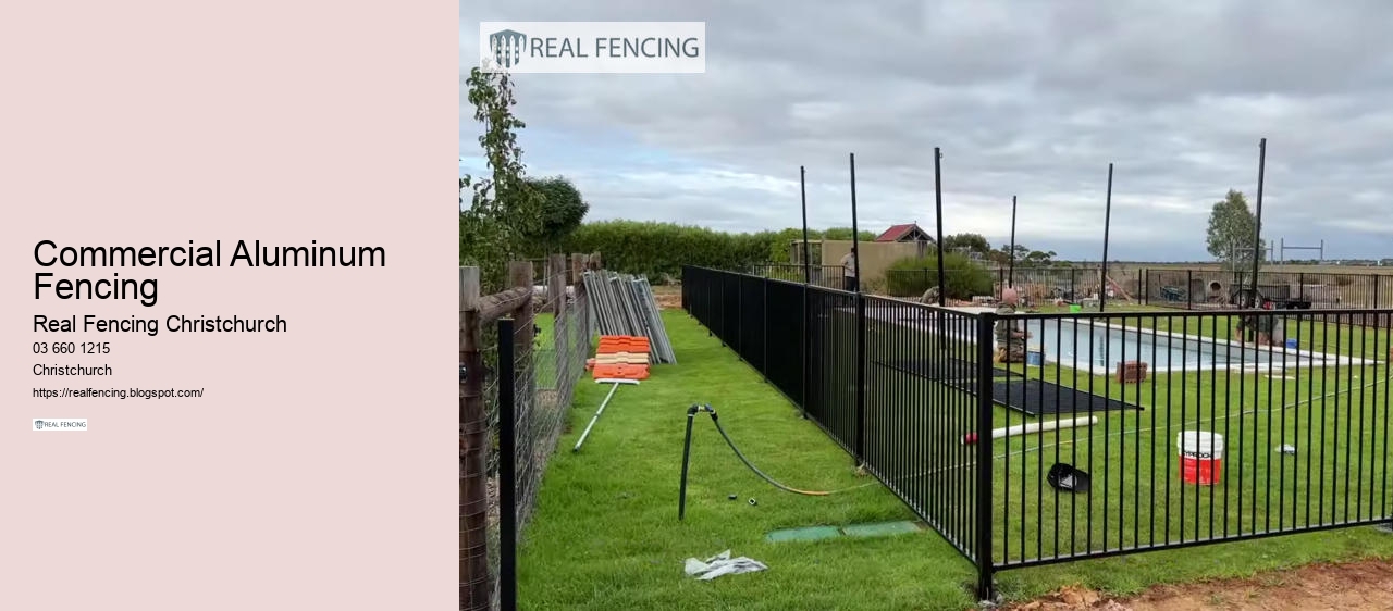 black pvc fence nz