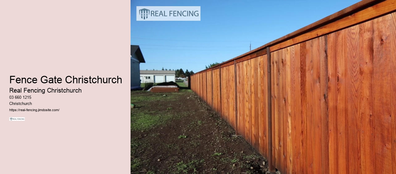 Fence Gate Christchurch