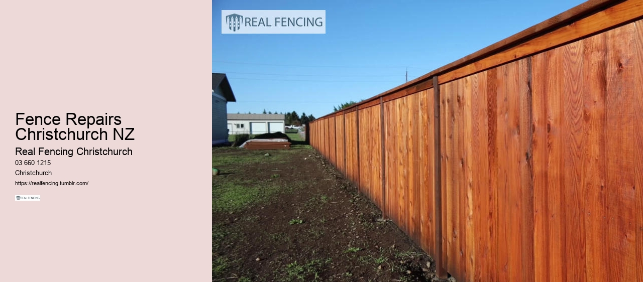 kwila timber fence christchurch
