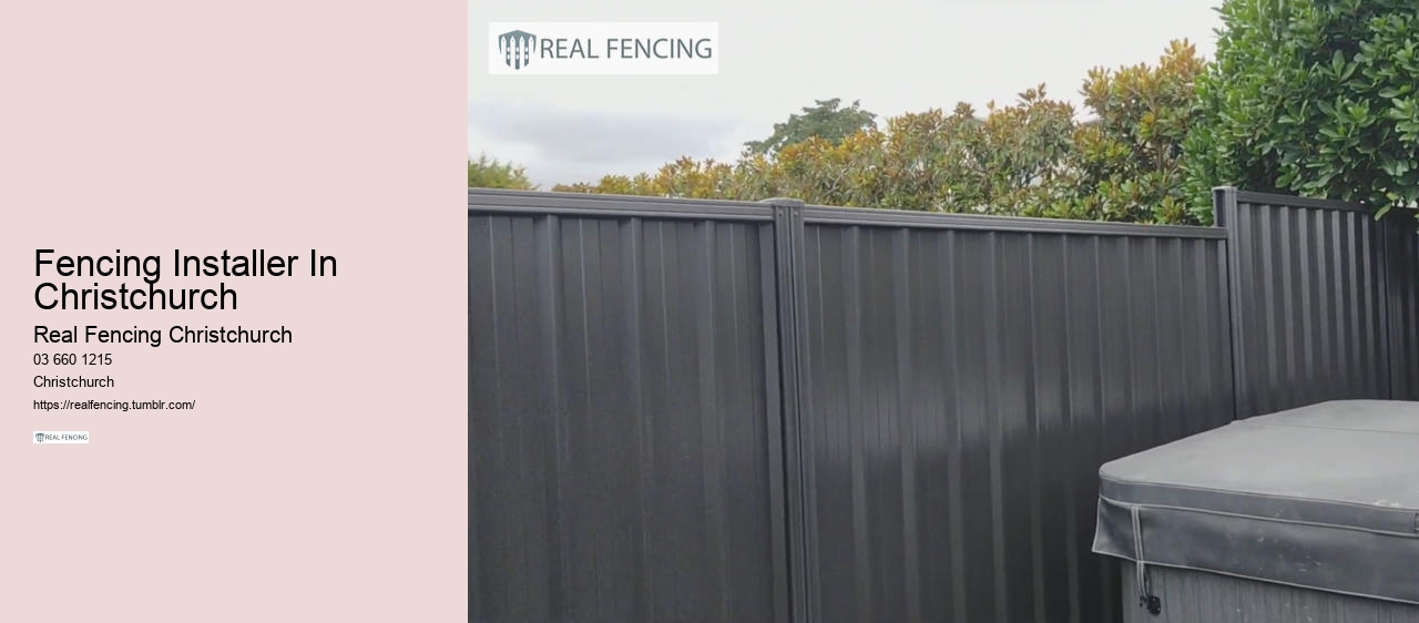 boundary fencing christchurch