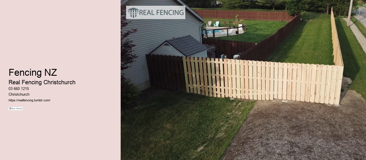 black pvc fence nz