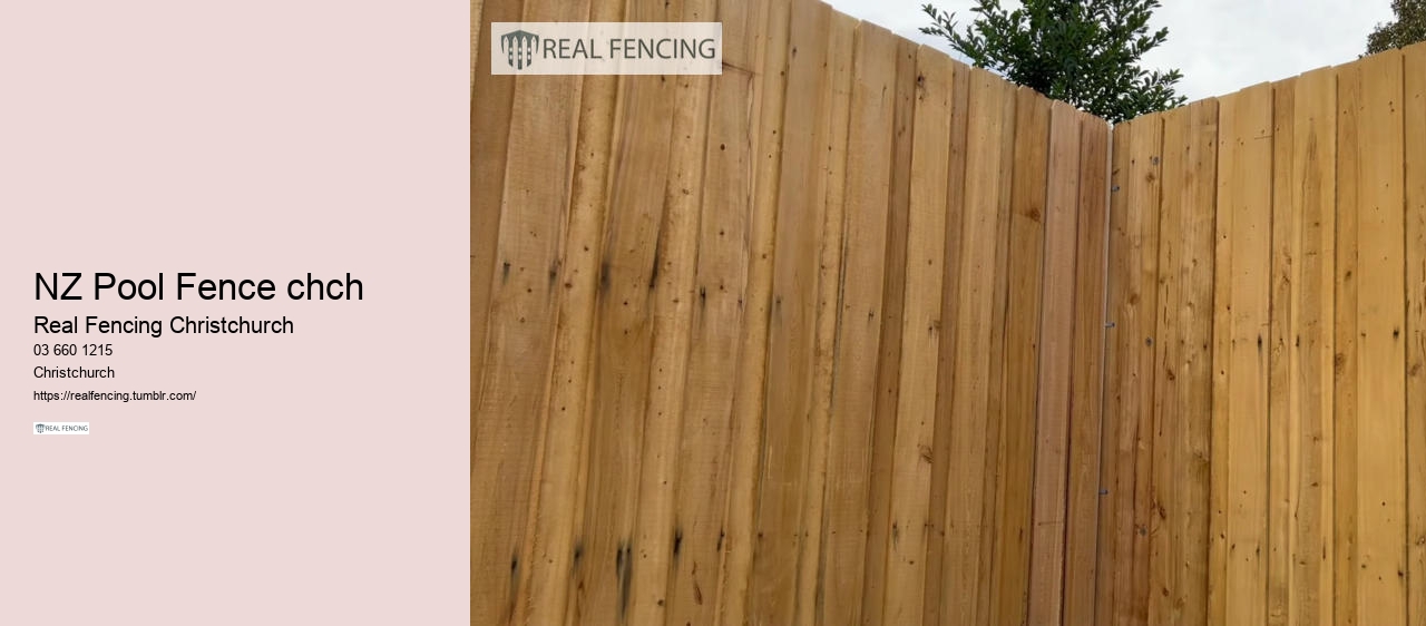 outdoor pool fence christchurch