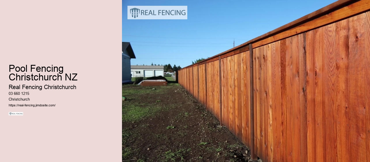Pool Fencing Christchurch NZ