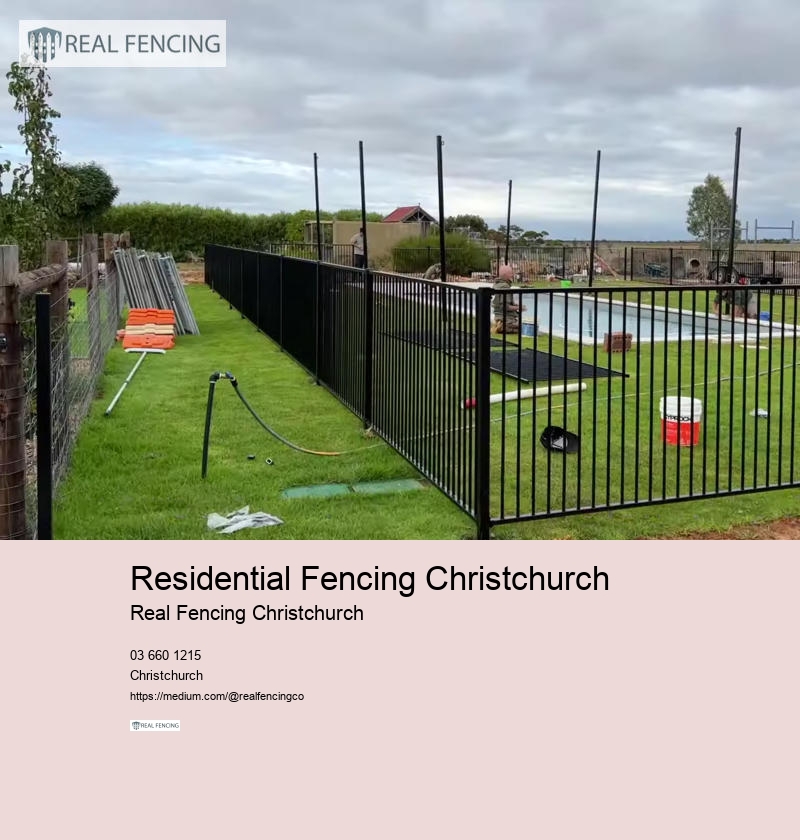 residential fencing christchurch