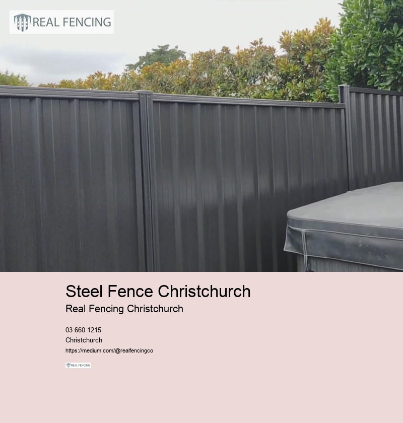 metal fencing chch