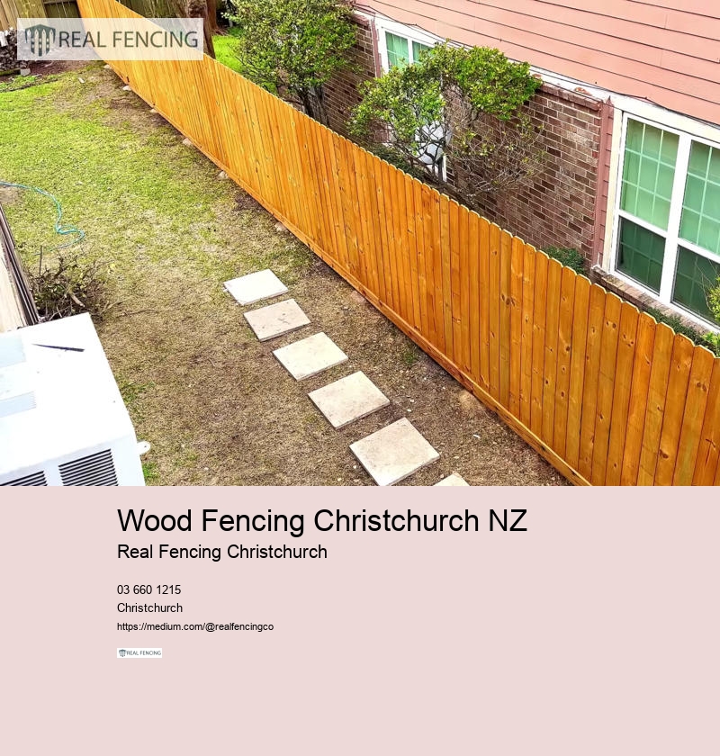 fencing timber christchurch