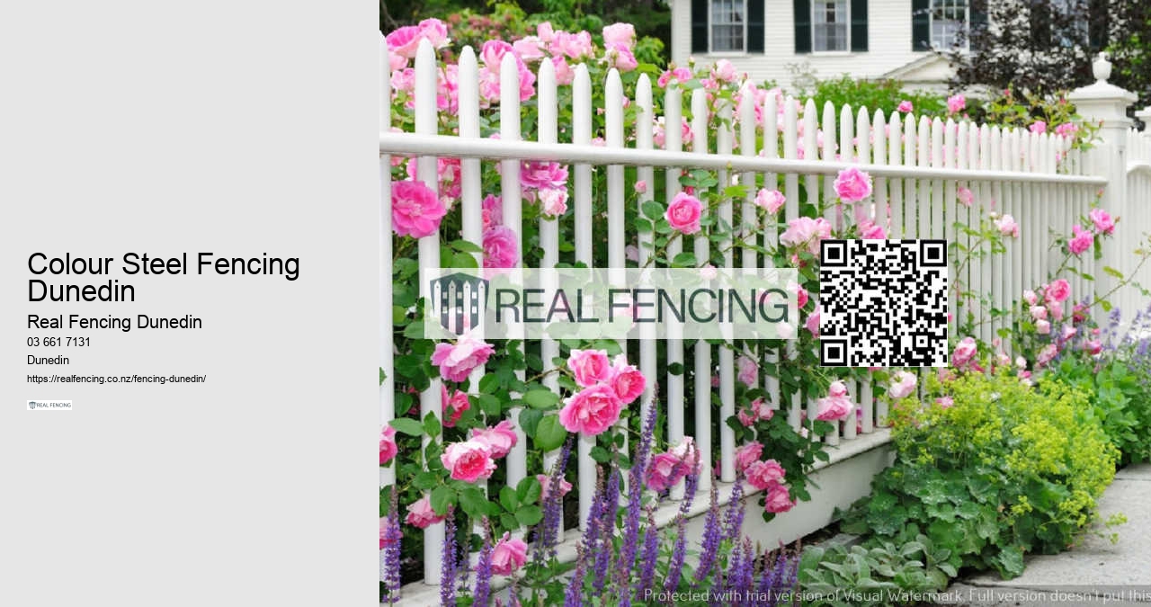 Colour Steel Fencing Dunedin