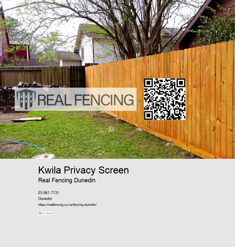 Kwila Privacy Screen