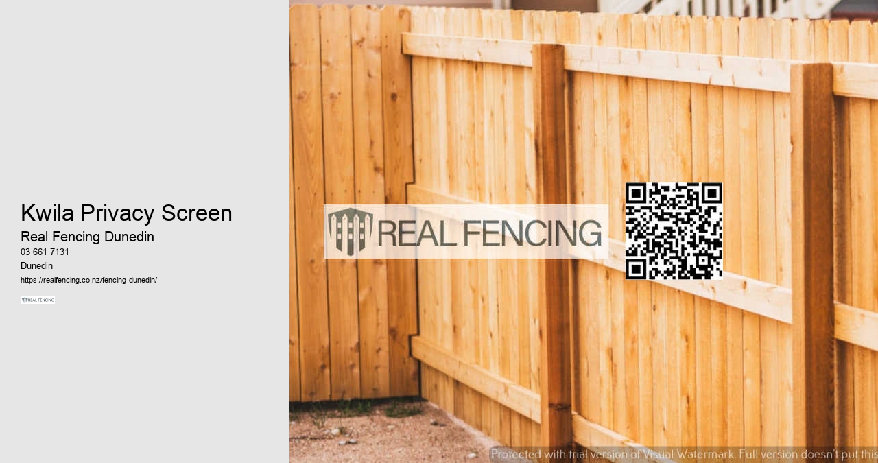 Kwila Privacy Screen
