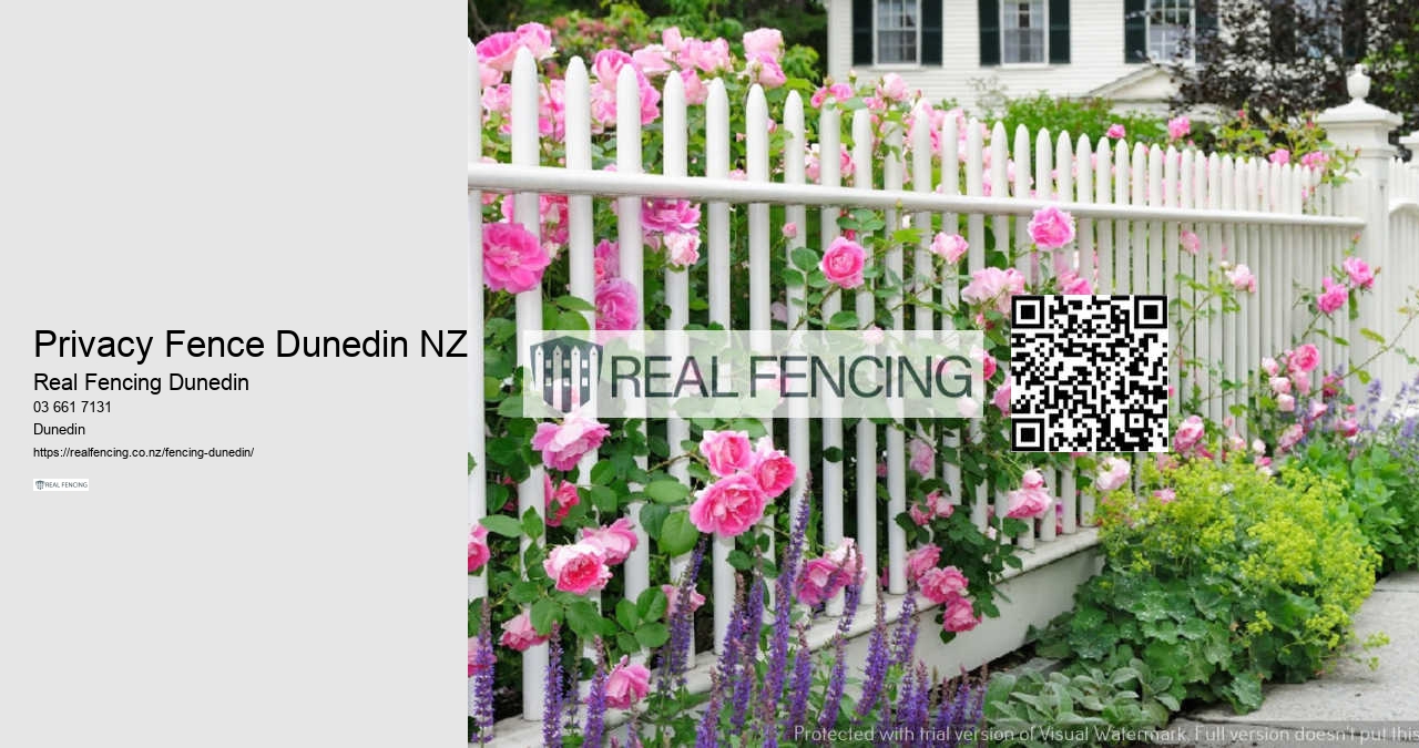 Privacy Fence Dunedin NZ