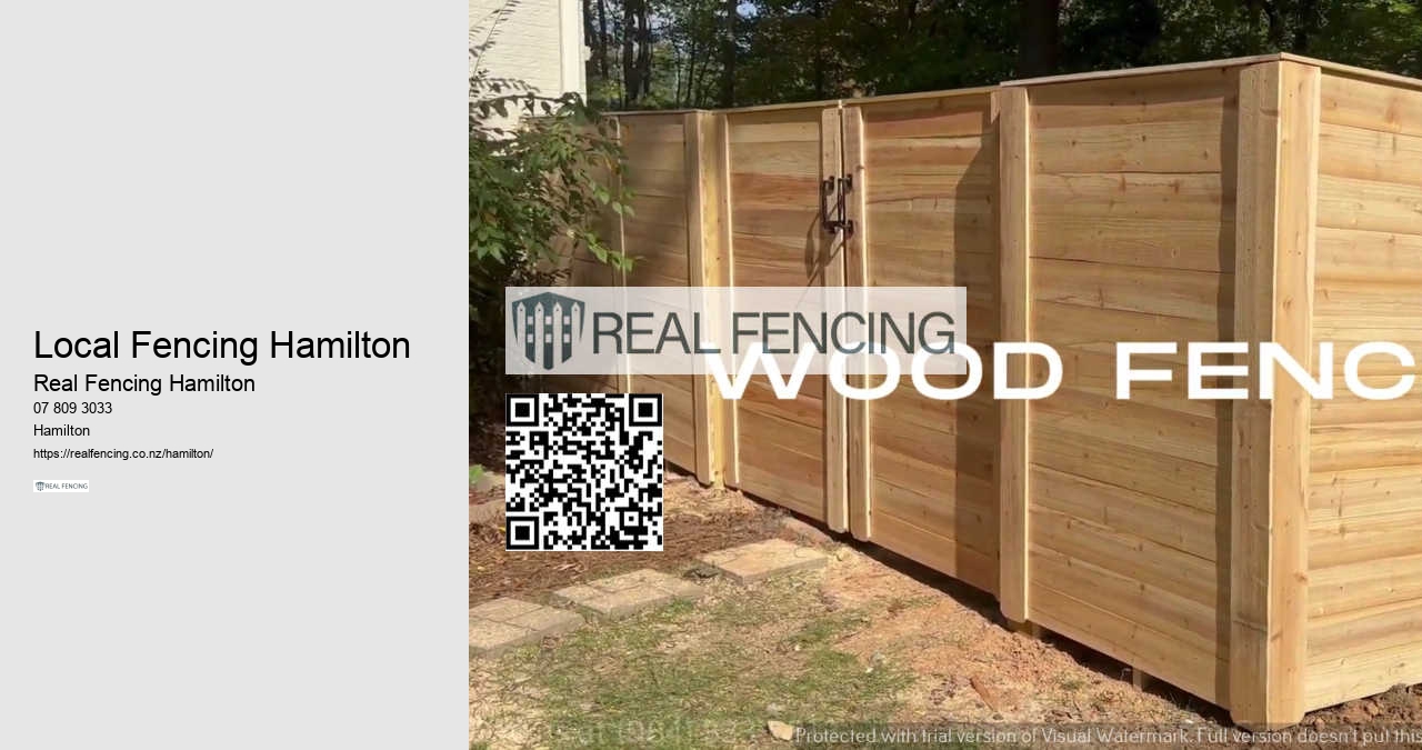 Decorative Fence Installation Hamilton