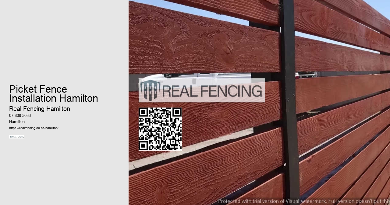 Picket Fence Installation Hamilton
