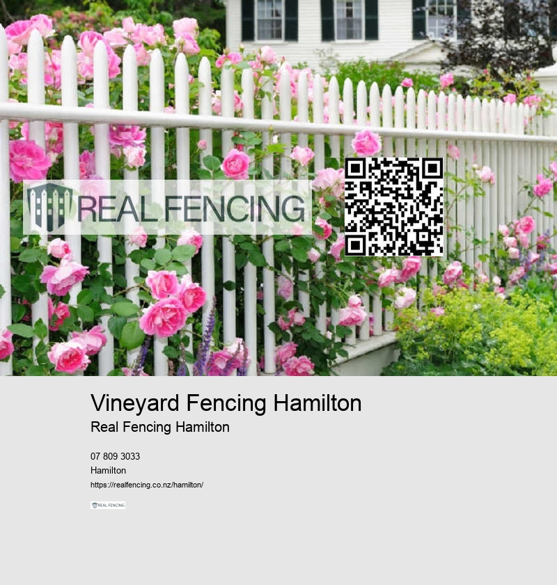 Vineyard Fencing Hamilton