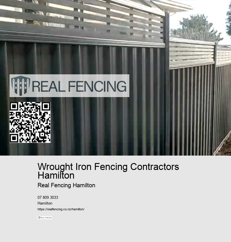 Modern Fence Installation Hamilton