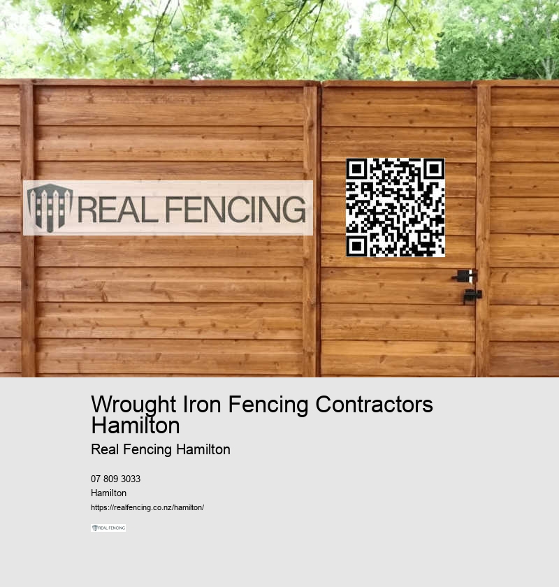 Wrought Iron Fencing Contractors Hamilton