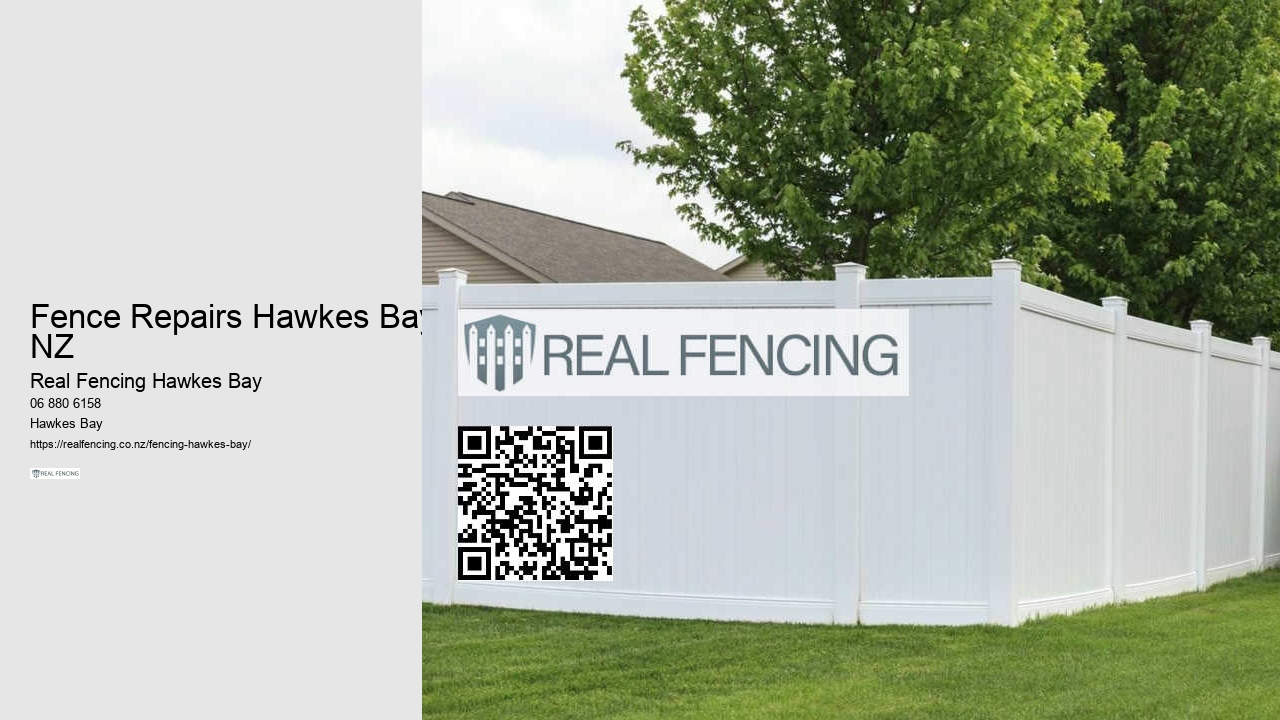 Fence Contractors Hawkes Bay New Zealand