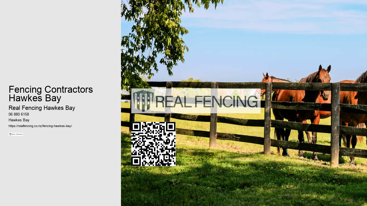 Fence Design Consultation Hawkes Bay