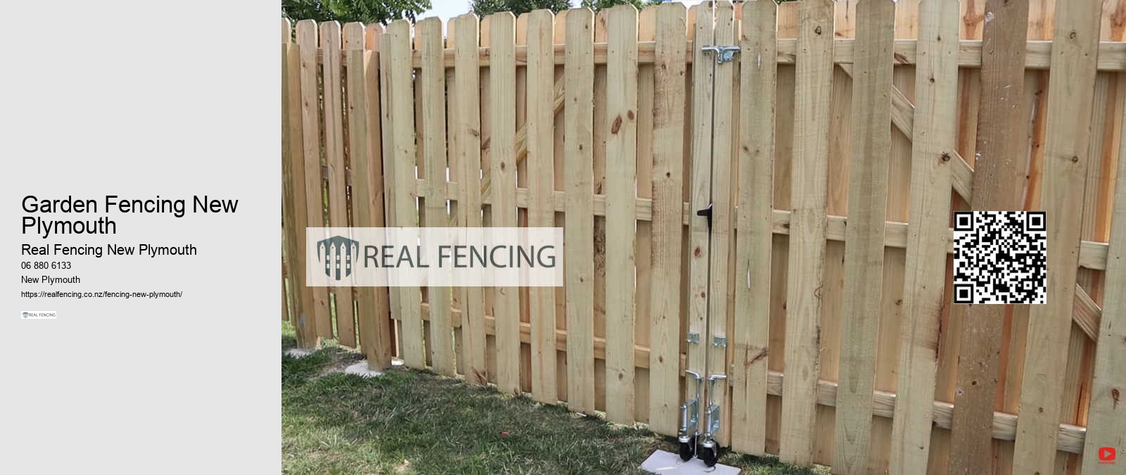 Garden Fencing New Plymouth