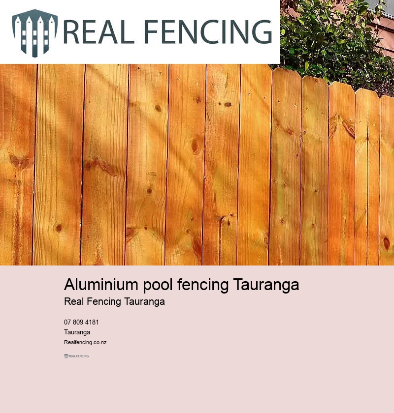 Aluminium pool fencing Tauranga